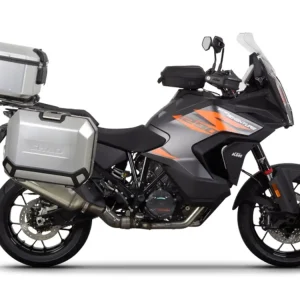 Originální Kompletní sada hliníkových kufrů SHAD TERRA, 37L topcase 36L/47L boční kufry, včetně montážní sady a plotny SHAD KTM Super Adventure 1290 (R, S)