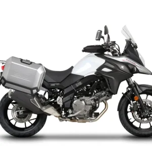 Rychlé Dodání Kompletní sada bočních hliníkových kufrů SHAD TERRA 47L/47L, včetně montážní sady SHAD SUZUKI DL 650 V-Strom