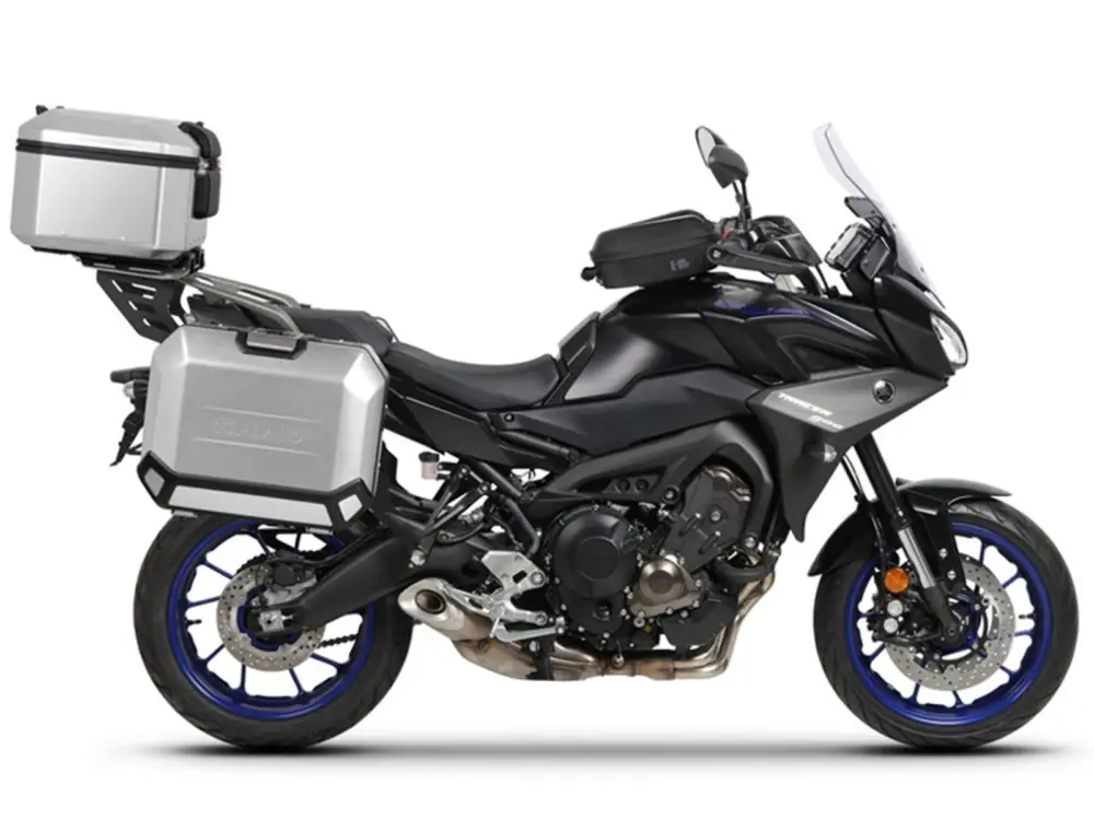 Kompletní sada hliníkových kufrů SHAD TERRA, 37L topcase 47L/47L boční kufry, včetně montážní sady a plotny SHAD YAMAHA MT-09 Tracer / Tracer 900 Nejlepší Volba