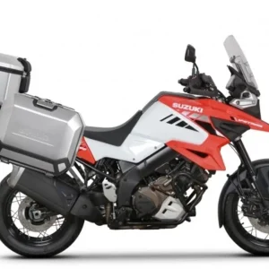 Kompletní sada hliníkových kufrů SHAD TERRA, 37L topcase 36L/36L boční kufry, včetně montážní sady a plotny SHAD SUZUKI DL 1000 V-Strom/ DL 1050 V-Strom Dokud Zásoby Vydrží