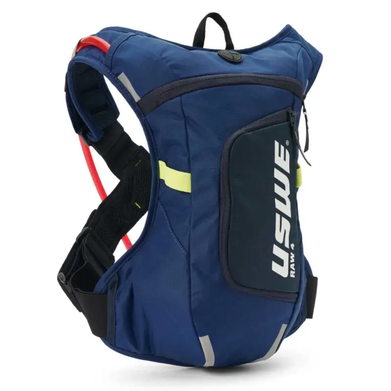 batoh ENDURO RAW 4, USWE - ŠVÉDSKO (factory modrá, objem 4L, hydrobag 3L) Výhodná Nabídka