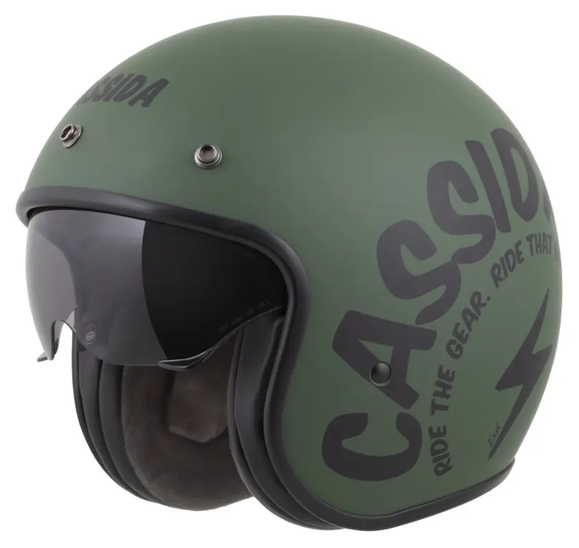 Časově Omezené přilba Oxygen 2.0 Gear, CASSIDA (zelená matná/černá) 2025