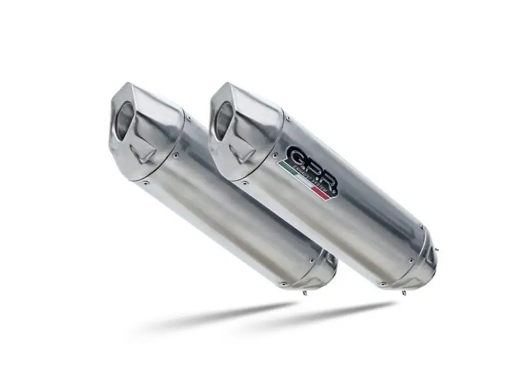 Dvojitá koncovka výfuku Slip-on GPR FURORE-X INOX Y.120.FXSC Matná černá Odeslání Ihned