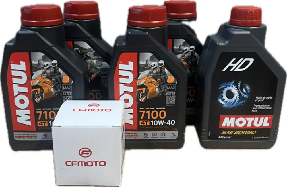 MOTUL Sada pro kompletní výměnu olejů CFMOTO X8 PREMIUM Hit Sezóny