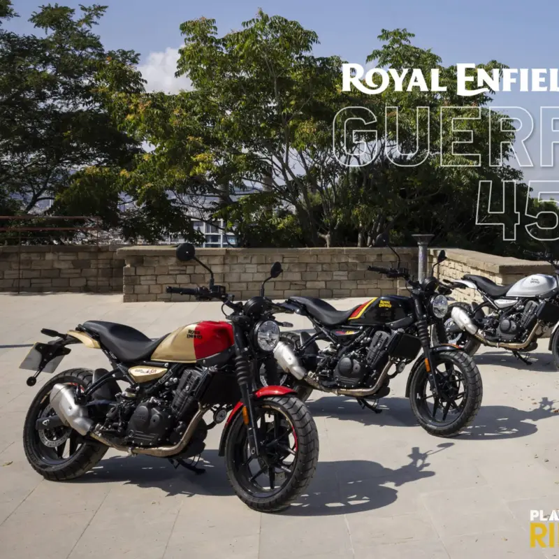 Pouze Dnes Royal Enfield Guerrilla 450 Yellow Ribbon