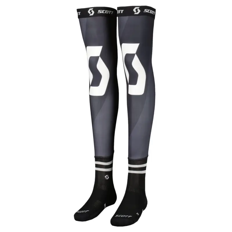 Ověřený SCOTT Podkolenky Socks Knee Brace black white