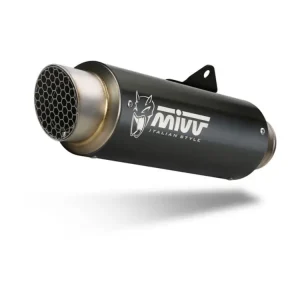 Cenový Hit Výfuk kompletní 1x1 MIVV GP PRO Y.067.LXBP černá pro YAMAHA MT-125 (2020-2026); YAMAHA YZF R 125 (2019-2026)