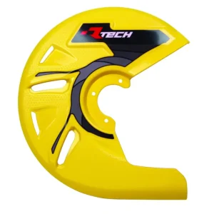 Omezená Nabídka kryt předního kotouče, RTECH (žlutý)
