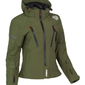 MBW Dámská softshell moto bunda HANA green Značkový