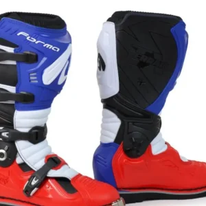 Dokud Zásoby Vydrží FORMA Moto boty TERRAIN EVOLUTION TX červeno modro bílo černé