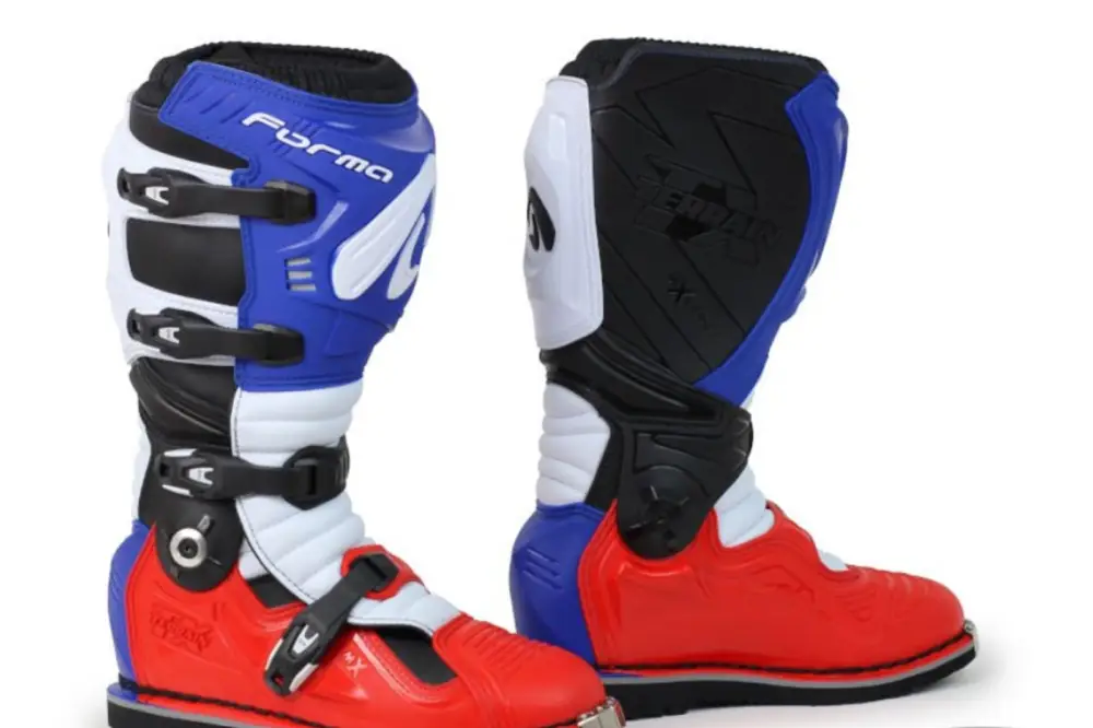 Dokud Zásoby Vydrží FORMA Moto boty TERRAIN EVOLUTION TX červeno modro bílo černé