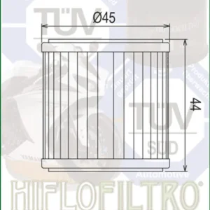 Olejový filtr HIFLOFILTRO HF593 Víkendová Akce