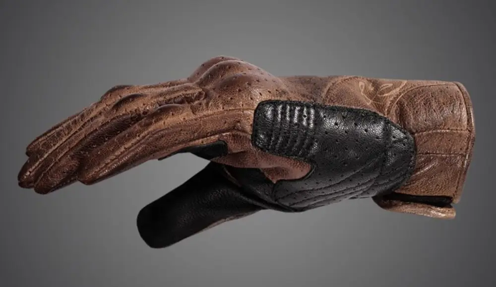 Časově Omezené 4SR Dámské kožené moto rukavice MONSTER LADY EVO BROWN