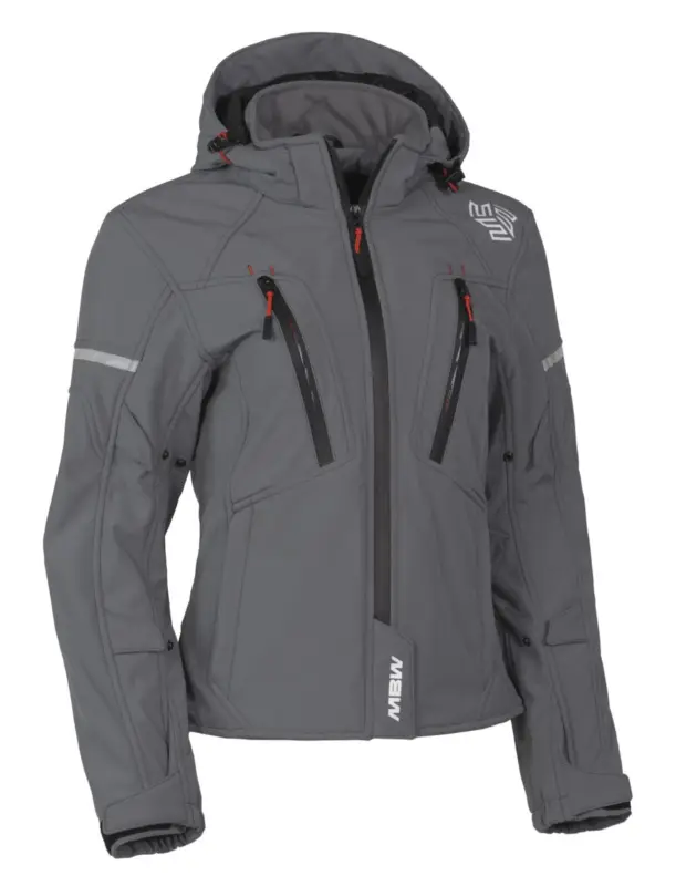 MBW Dámská softshell moto bunda HANA grey Přímo Od Výrobce