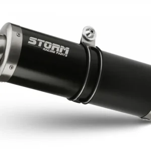 Hit Sezóny Koncovka výfuku STORM OVAL RE.006.LX1B černá