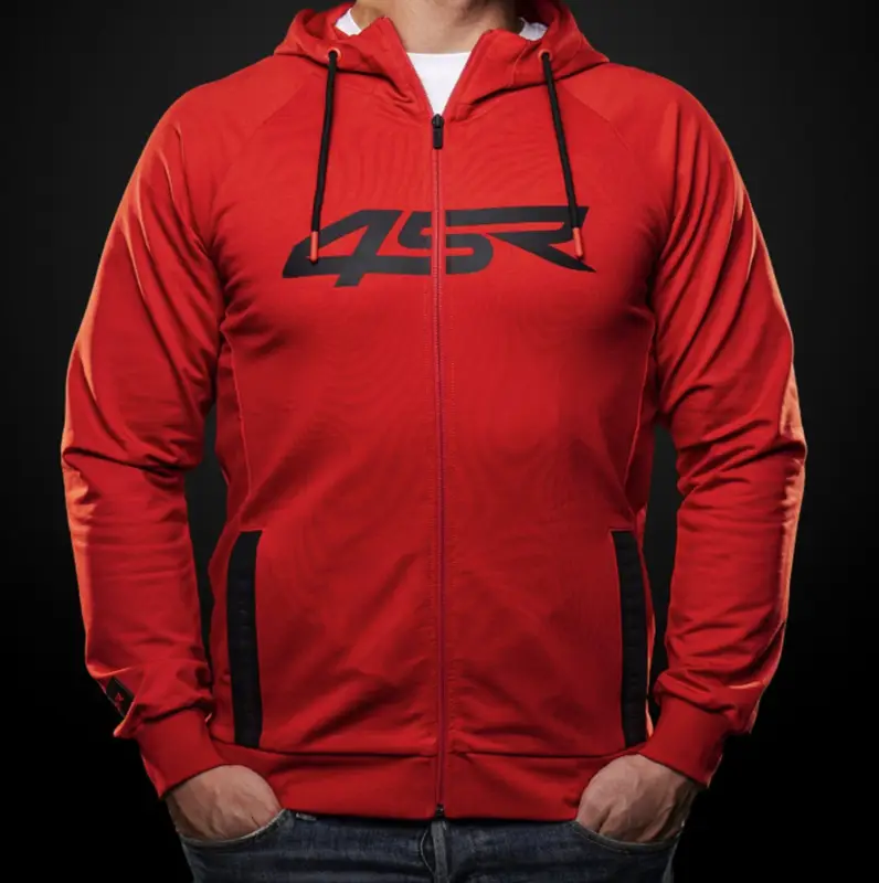 Vrácení Zdarma 4SR Pánská mikina Logo Zip Red