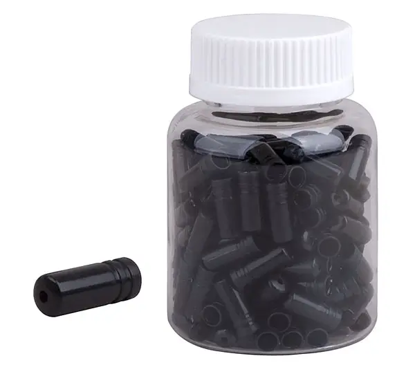 Sleva Koncovka bowdenu plast PRO-T 4mm černá (láhev 250ks)
