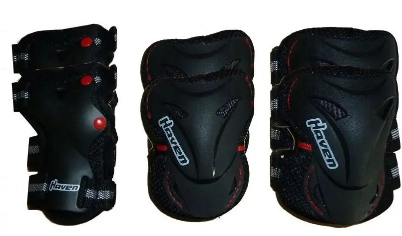 chrániče HAVEN Optimum Skate černý set Sezónní Sleva