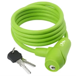 zámek M-Wave 8x1500mm silikonový zelený Nízká Cena