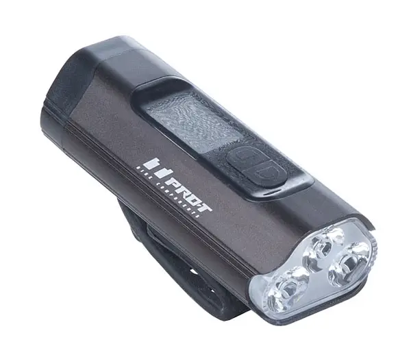Pouze Dnes Světlo přední PRO-T Plus 1600 Lumen 3 x Super LED dioda nabíjecí přes USB 7129