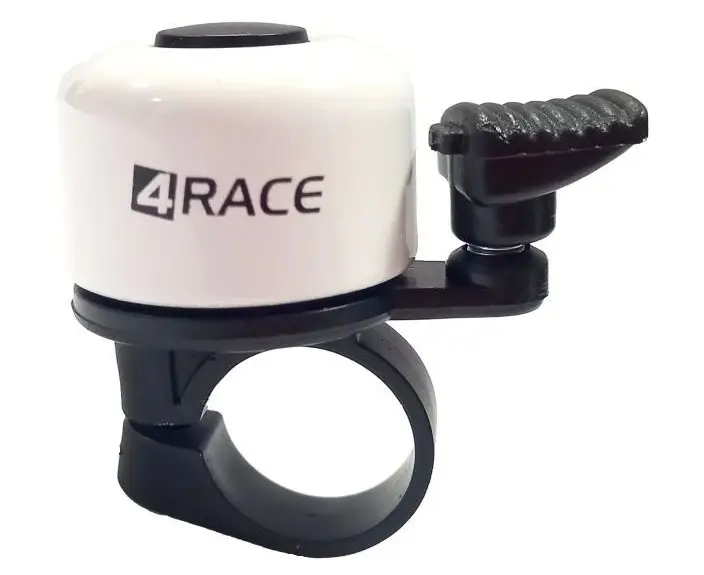 zvonek 4RACE mini bílý na kartě Hit Sezóny