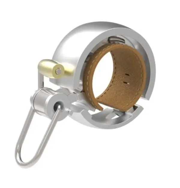 zvonek Knog Oi Bell LUXE stříbrný malý Tovární Cena