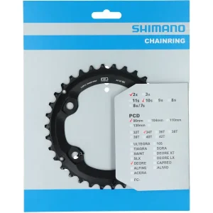 Expresní Doručení převodník 34z Shimano Deore FC-M6000 2x10 4 díry