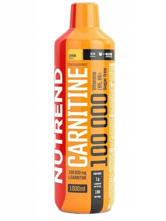 Cenově Výhodný nápoj Nutrend Carnitine 100000 1L citron
