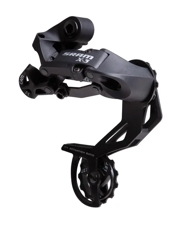 měnič MTB 9/8/7k SRAM X.3 dlouhé vodítko černý Omezená Nabídka