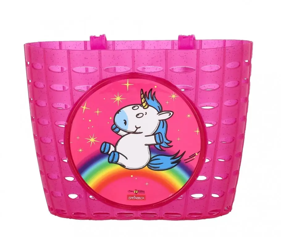 koš dětský Bike Fashion Einhorn růžový Autentický