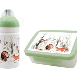 Akční Cena set R&B box a lahev Lesní zvířátka 500ml