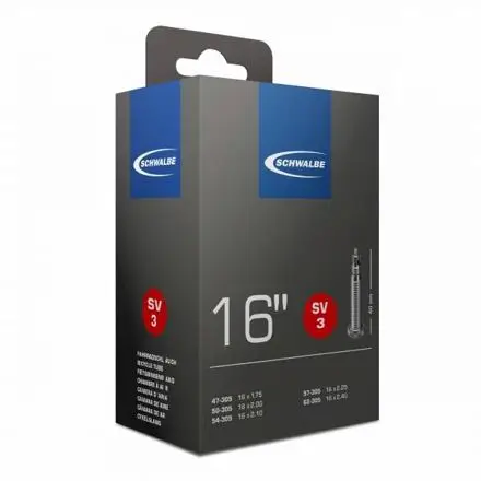 duše SCHWALBE SV3 16"x1.75-2.40 (47/62-305) SV/40mm Speciální Cena