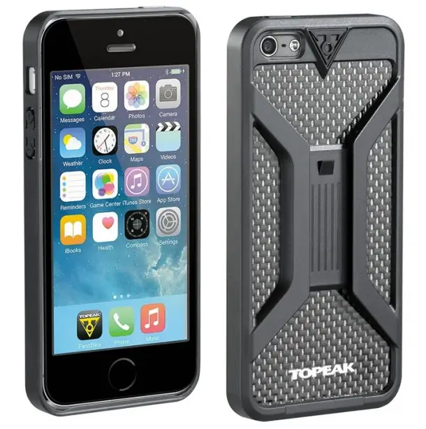 obal na mobil TOPEAK RIDECASE pro iPhone 5, 5s, SE černý Levný