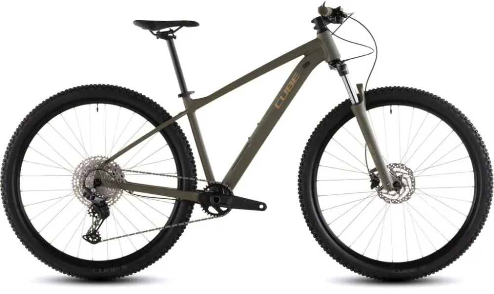 Top Prodej Horské kolo CUBE AIM SLX dustolive´n´gold 2026