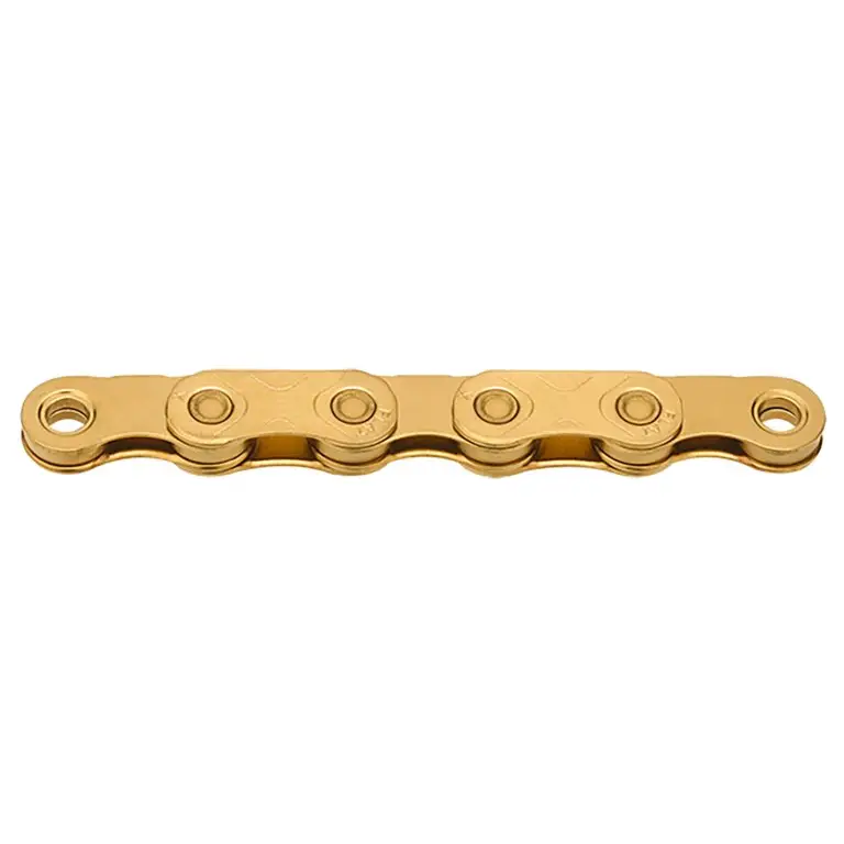 Autentický řetěz KMC X FLAT WAXED zlatý 126čl. BOX