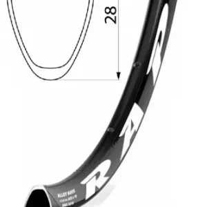 Akční Nabídka ráfek REMERX RAPID 622x15 20děr černý