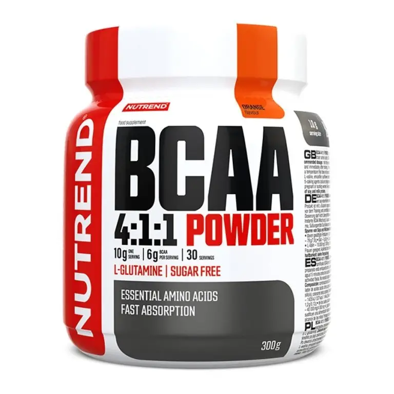 nápoj Nutrend BCAA 4:1:1 Powder 300g pomeranč Cenový Hit