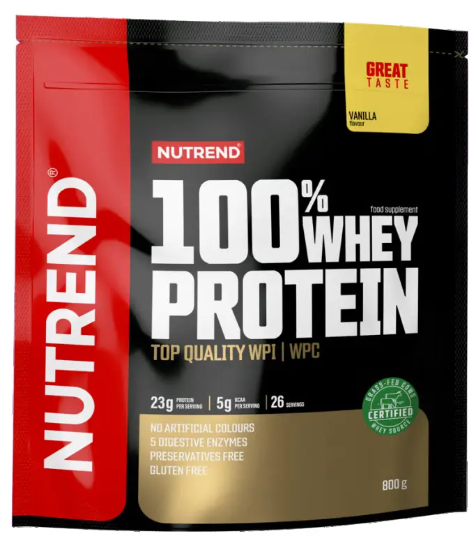 nápoj Nutrend 100% WHEY PROTEIN 800g vanilka Originální