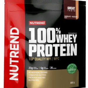nápoj Nutrend 100% WHEY PROTEIN 800g čokoláda+lískový ořech Časově Omezené