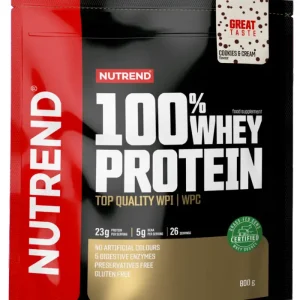 nápoj Nutrend 100% WHEY PROTEIN 800g coookies+cream Pouze Dnes