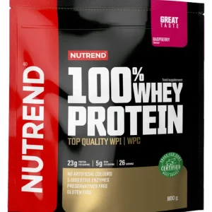 nápoj Nutrend 100% WHEY PROTEIN 800g malina Výprodej