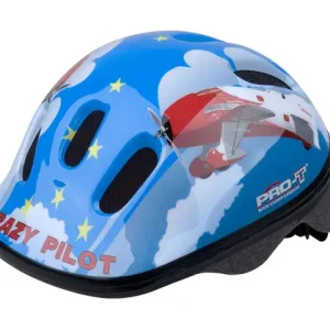 Přilba PRO-T Fafe dětská modrá, Crazy pilot Ihned K Objednání