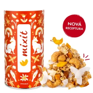 granola z pece - exotické ovoce a kešu Mixit 450g Autentický