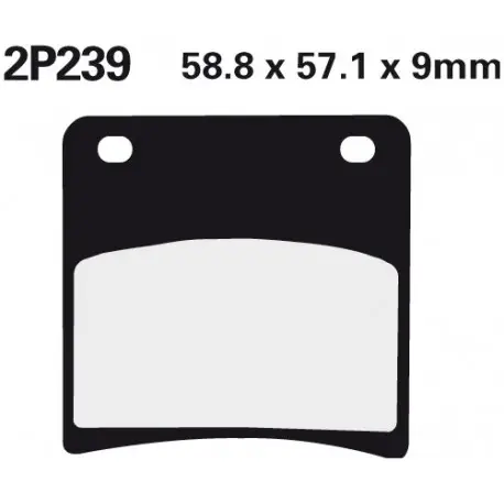 Super Cena Přední brzdové destičky Nissin Suzuki GSX 600 FL-FV Katana 1990 - 1997 směs NS