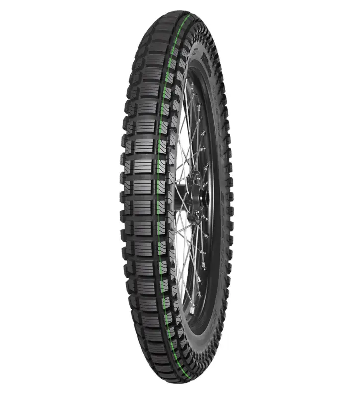 Finální Výprodej MITAS 3.75-19 SPEEDWAY SOFT 61P TT NHS (ZELENÝ PROUŽEK) ZADNÍ DOT 2025 (DOT:XVDP) (náhradní:70000343)