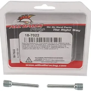 Značkový ALL BALLS čepy brzdových destiček přední HONDA CB 1100, CBR 600F, CBR 600RR, CBR 900RR, VFR 1200, KAWASAKI Z 1000, ZX-6R
