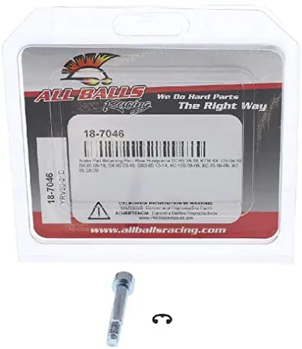 ALL BALLS čep brzdových destiček (1 kus) zadní HUSQVARNA TC 65 18-22, KTM SX 105 04-10, SX 65 09-22, SX 85 03-10, SXS 65 13-14, XC 105 08-09 Speciální Cena