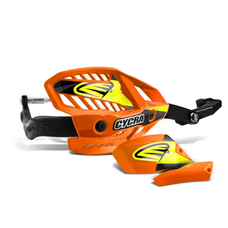 Časově Omezené CYCRA kryty páček hliníkové s upevněním (28,6mm) model ULTRA PROBEND HCM (určené pro KTM/HUSQVARNA) barva oranžová