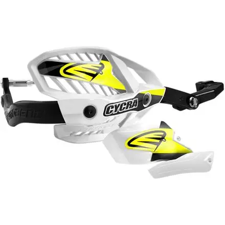 Výprodej CYCRA chrániče páček (hliníkový střed) s upevněním (28,6mm) model ULTRA PROBEND HCM (určené pro KTM/HUSQVARNA) barva bílá