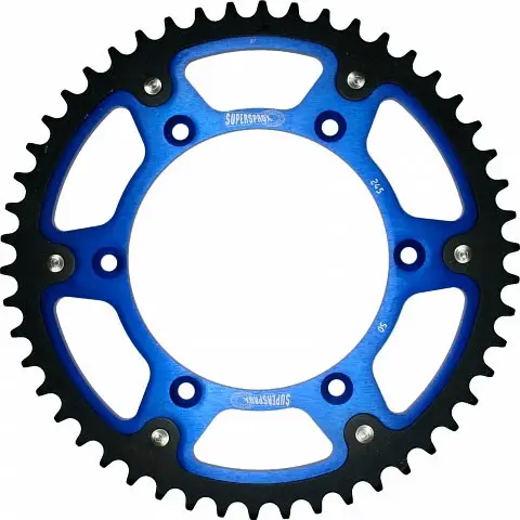 SUPERSPROX zadní řetězové kolečko 270 49 STEALTH (ocel-hliník) YAMAHA YZ/YZF '99-'18 (JTR251.49) (JTR245/2.49) barva modrá Omezená Nabídka